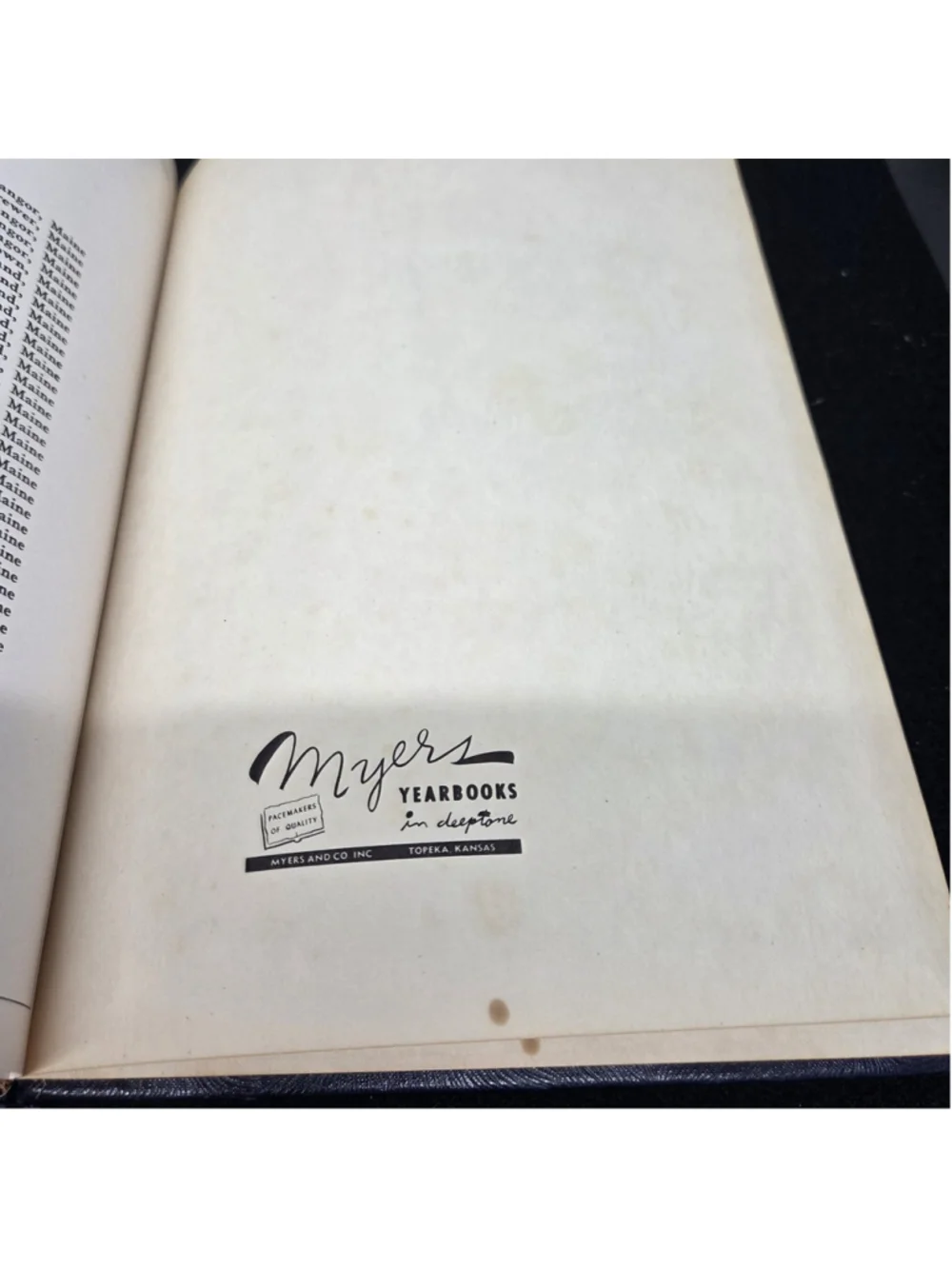 VTG 1953 College Yearbook Maine Maritime Academy Trick's Thalassophile Seafaring